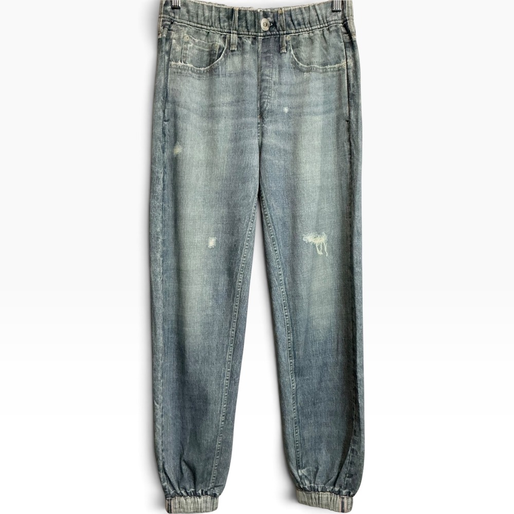Rag & Bone Miramar Jeans Glass Hill Faux Denim Jogger Sweatpants XS S